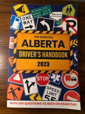 Alberta Driver's Handbook 2023 - Bold Orange Cover